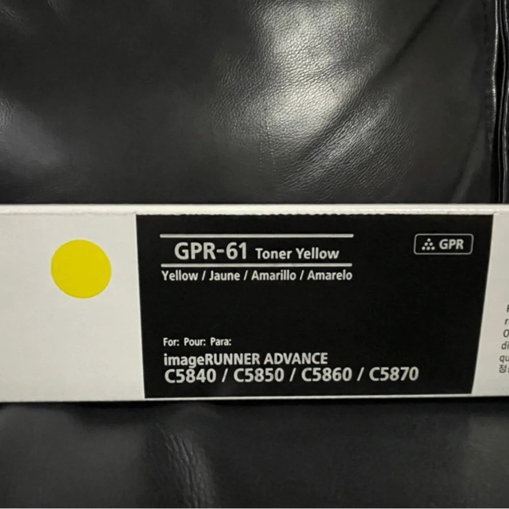 Genuine Canon GPR-61 Toner Yellow GPR-61 Yellow Toner